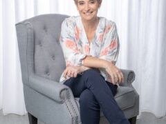 Nicola Floral & Navy sitting