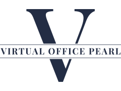 Virtual Office Pearl Logo – Navy
